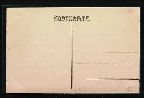 Künstler-AK Gruss vom Einjährigen-Kommers der Real-Prima 1919, Toujours fidèle et sans souci, Studentenwappen