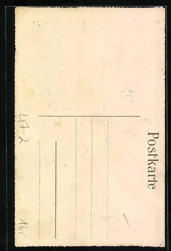 Künstler-AK Absolvia Ludowiciana 1921, Gaudeamus igitur!, Studentenwappen