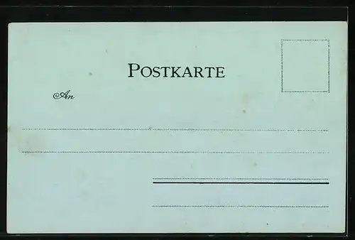 Mondschein-Lithographie Innsbruck, Panoramablick auf den Ort