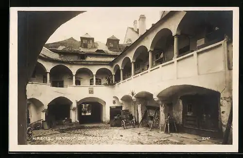 AK Krems, Gasthof zum goldenen Löwen