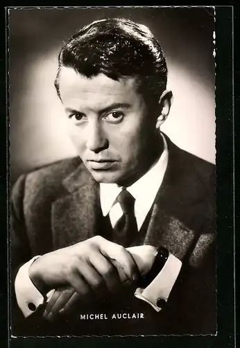 AK Schauspieler Michel Auclair, Portraitfoto