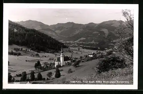 AK Oberau, Blick gegen Schatzberg