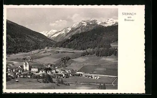 AK Steinach a. Brenner, Ortsansicht aus der Vogelschau