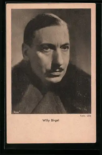 AK Schauspieler Willy Birgel im Portrait