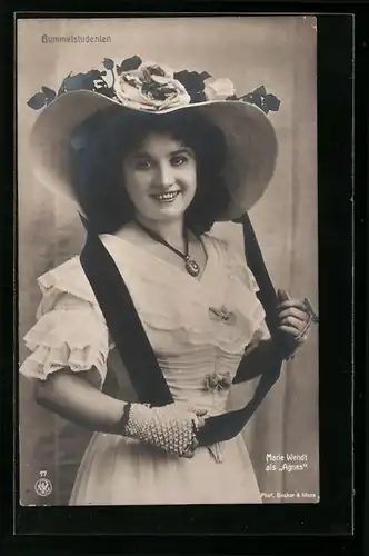 AK Schauspielerin Marie Wendt als Agnes