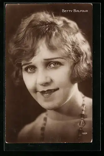 AK Schauspielerin Betty Balfour, Portraitfoto