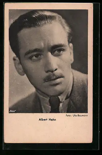 AK Schauspieler Albert Hehn mit Bart im Portrait