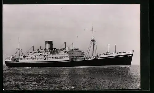 AK Passagierschiff SS Gothic