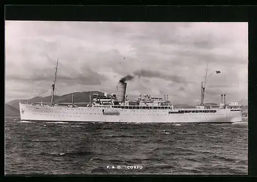 AK Passagierschiff P. & O. Corfu