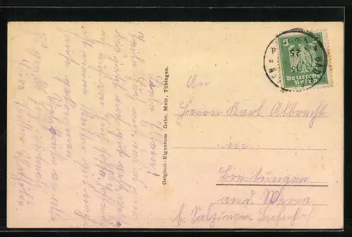 AK Bad-Kissingen, Blick in die Bismarckstrasse