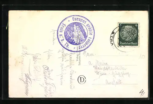 AK Frain a. d. Thaya, Talsperre mit Sperrmauer und Stausee