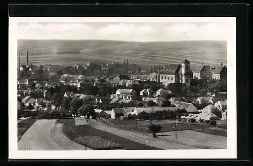 AK Slavkov, Panorama der Ortschaft