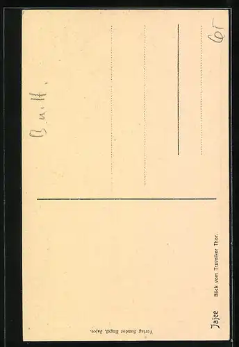 AK Jajce, Blick vom Travniker Thor