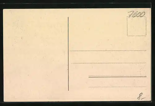 AK Offenburg, Partie aus der Wilhelmstrasse