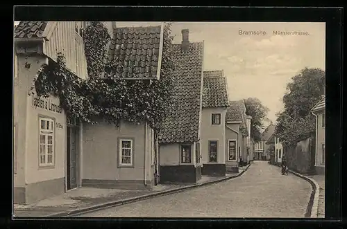 AK Bramsche, Tapetengeschäft in der Münsterstrasse