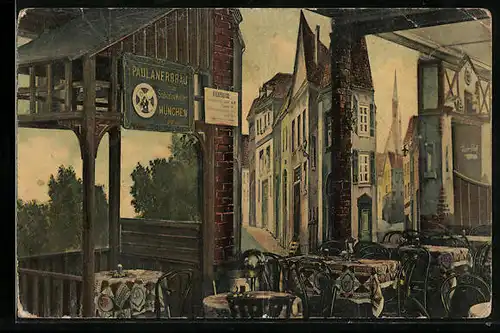 AK Duisburg, Hotel-Restaurant Alt-Duisburg im 18. Jahrhundert, Geoprgstrasse 6