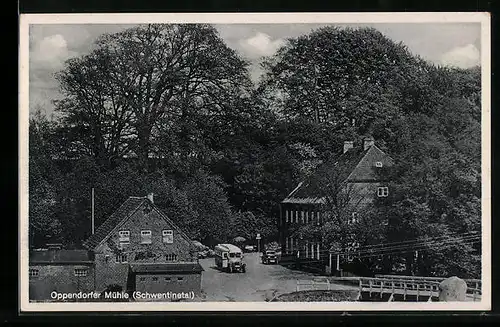 AK Schönkirchen, Gasthaus Oppendorfer Mühle