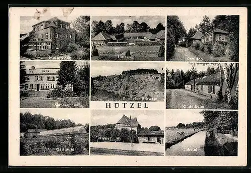 AK Hützel, Mütterheim, Pavillon, Sachsenhaus