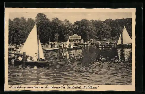 AK Rauchfangswerder / Köpenick, Gasthaus Waldhaus am Zeuthener See