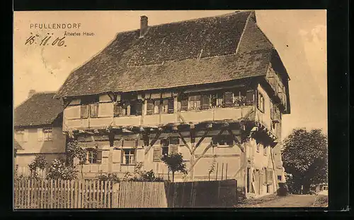 AK Pfullendorf, Ansicht vom ältesten Haus