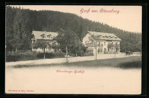 AK Bärenburg, Bärenburger Gasthof, Gebäudeansicht