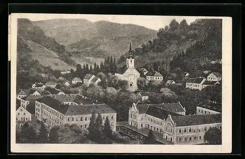 AK Krapinske Toplice, Totalansicht aus der Vogelschau