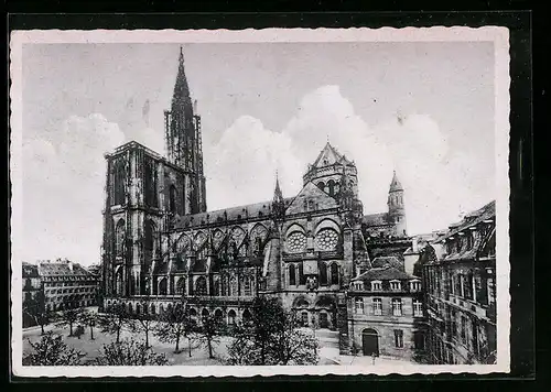 AK Strassburg i. E., Münster, Südseite