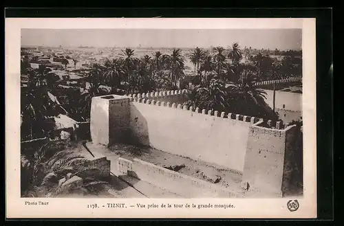 AK Tiznit, Vue prise de la tour de la grande mosquée