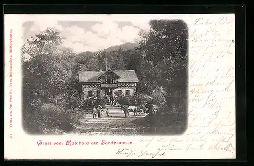 AK Römhild, Gasthof Waldhaus am Sandbrunnen