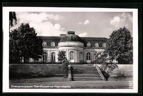 AK Bad Saarow, vor dem Posterholungsheim am Scharmützelsee