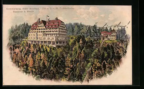 AK Wildbad, Hotel Sommerberg Baetzner & Wentz