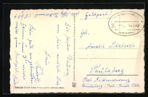 AK Homburg /Saar, Ortspartie mit Schlossberg