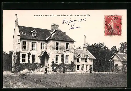 AK Civry-la-Forét, Chateau de la Bonneville
