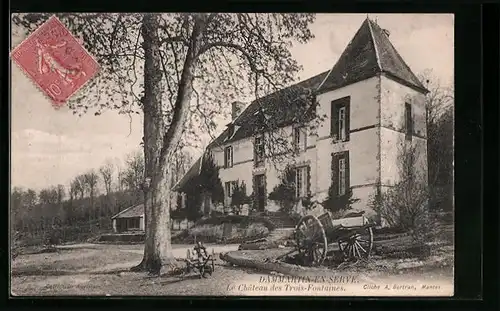 AK Dammartin-en-Serve, le chateau des trois-fontaines