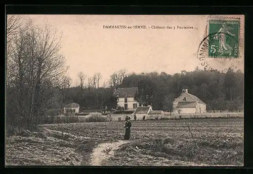 AK Dammartin-en-Serve, Chateau des 3 Fontaines