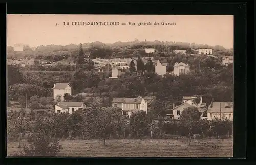 AK La Celle-Saint-Cloud, vue generale des Gressets