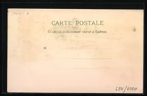 Lithographie Versailles, Entree du Chateau, Bassin de Neptune