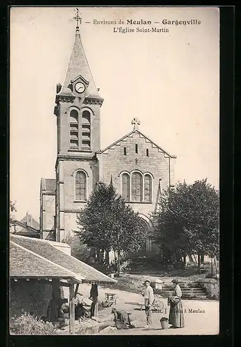 AK Gargenville, L`Eglise Saint-Martin