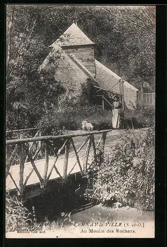 AK Cernay-la-Ville, Au Moulin des Rochers
