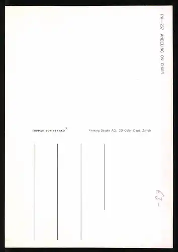 3D-AK Kneeling on Chair, Erotik