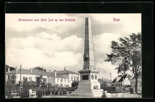 AK Koge, Mindestenen over Niels Juel og Ivar Huitfeldt
