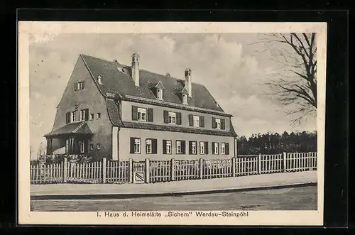 AK Werdau-Steinpöhl, I. Haus der Heimstätte Sichem