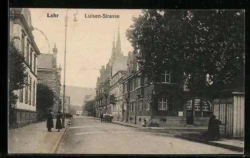 AK Lahr, Sicht in die Luisen-Strasse