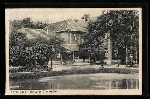 AK Holthausen-Brochterbeck, Partie am Schwefelbad