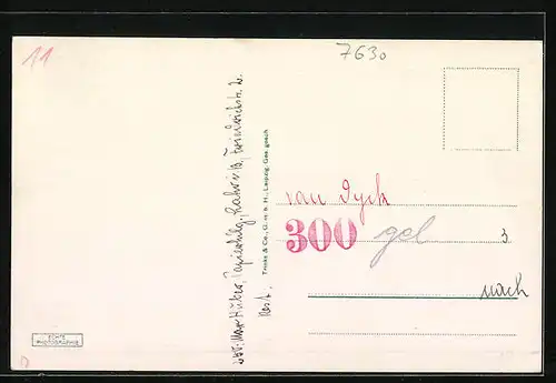 AK Lahr i.B., Kaiserstrasse mit Rathaus