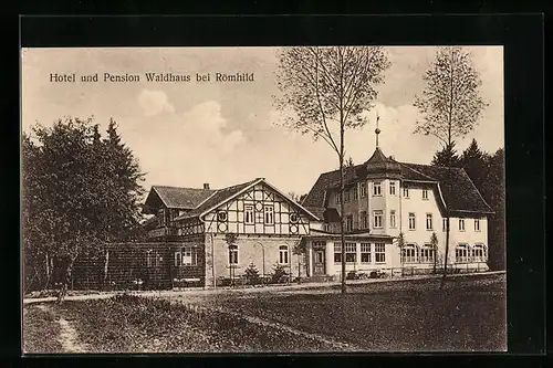 AK Römhild, Hotel und Pension Waldhaus