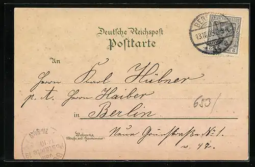 Lithographie Bingen a. Rh., Rochus Kapelle, Panorama