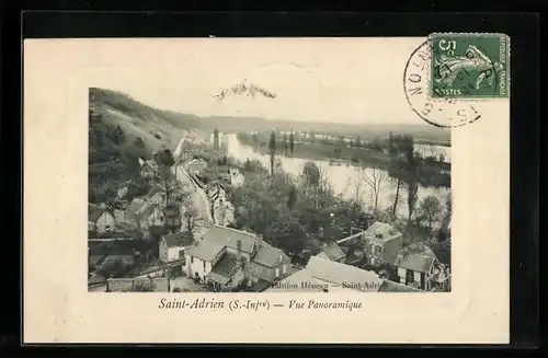 AK Saint-Adrien, Vue Panoramique