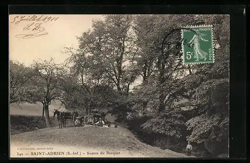 AK Saint-Adrien, Source du Becquet