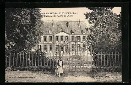 AK St-Germain-des-Essourts, Chateau de Fontaine-Chatel